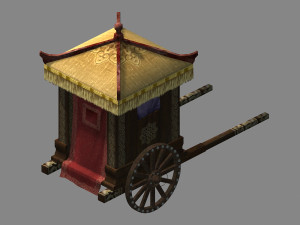 china-ancient-traffic-carriage 12 3D Model