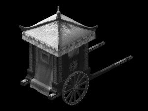 china-ancient-traffic-carriage 12 3D 모델