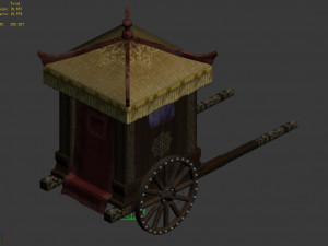 china-ancient-traffic-carriage 12 3D 모델