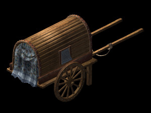 china-ancient-traffic-carriage 14 3D Model