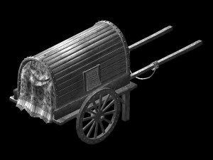 china-ancient-traffic-carriage 14 3D Model