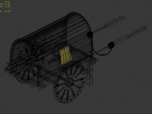 china-ancient-traffic-carriage 14 3D Model