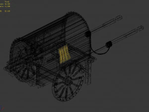 china-antigo-tr&aacute;fego-carruagem 14 Modelo 3D