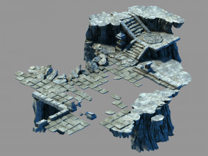 baihua valley-surface 3D 모델