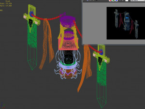 baihua valley-great sword and incense burner Modelo 3D