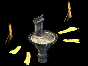 baihua valley-stele Modelo 3D