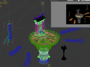 baihua valley-stele 3D Model