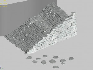 dali-stone stairs 27 3D 모델