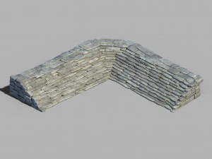 dali-stone stairs 28 3D Model