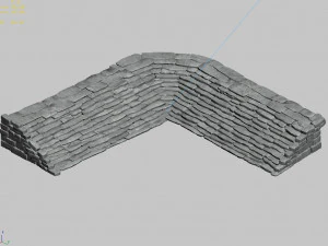 dali-stone stairs 28 3D Model