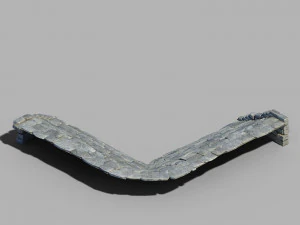 dali-stone stairs 28 3D Model