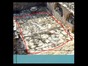 surface-yellow river-big stone brick Modello 3D