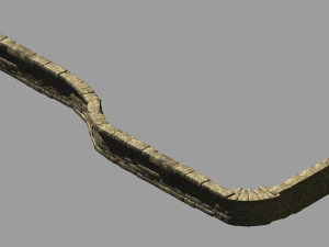 topografia-aterro-rio barragem 32 Modelo 3D