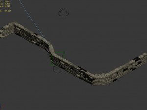 topography-embankment-river dam 32 3D Model