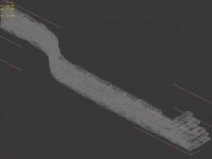 topography-embankment-river dam 33 3D 모델
