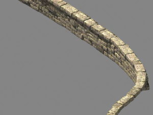 topografi-tanggul-bendungan sungai 38 Model 3D