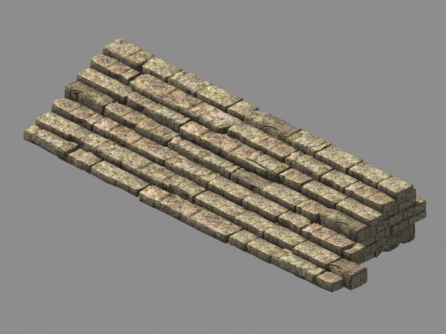 topography-embankment-river dam-stairs 12 Modello 3D .c4d .max .obj .3ds .fbx .stl .blend 