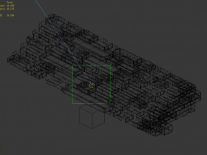 topography-embankment-river dam-stairs 12 Modello 3D