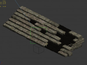 topography-embankment-river dam-stairs 12 Modello 3D