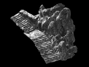terrain-sea floor-stairs 32 3D Model