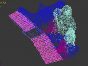 terrain-sea floor-stairs 32 3D Model