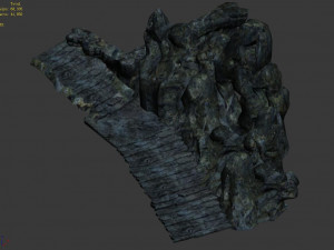 terrain-sea floor-stairs 32 3D Model