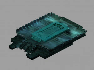 topography-sea floor-tomb 23 3D Model