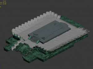 topography-sea floor-tomb 23 3D Model