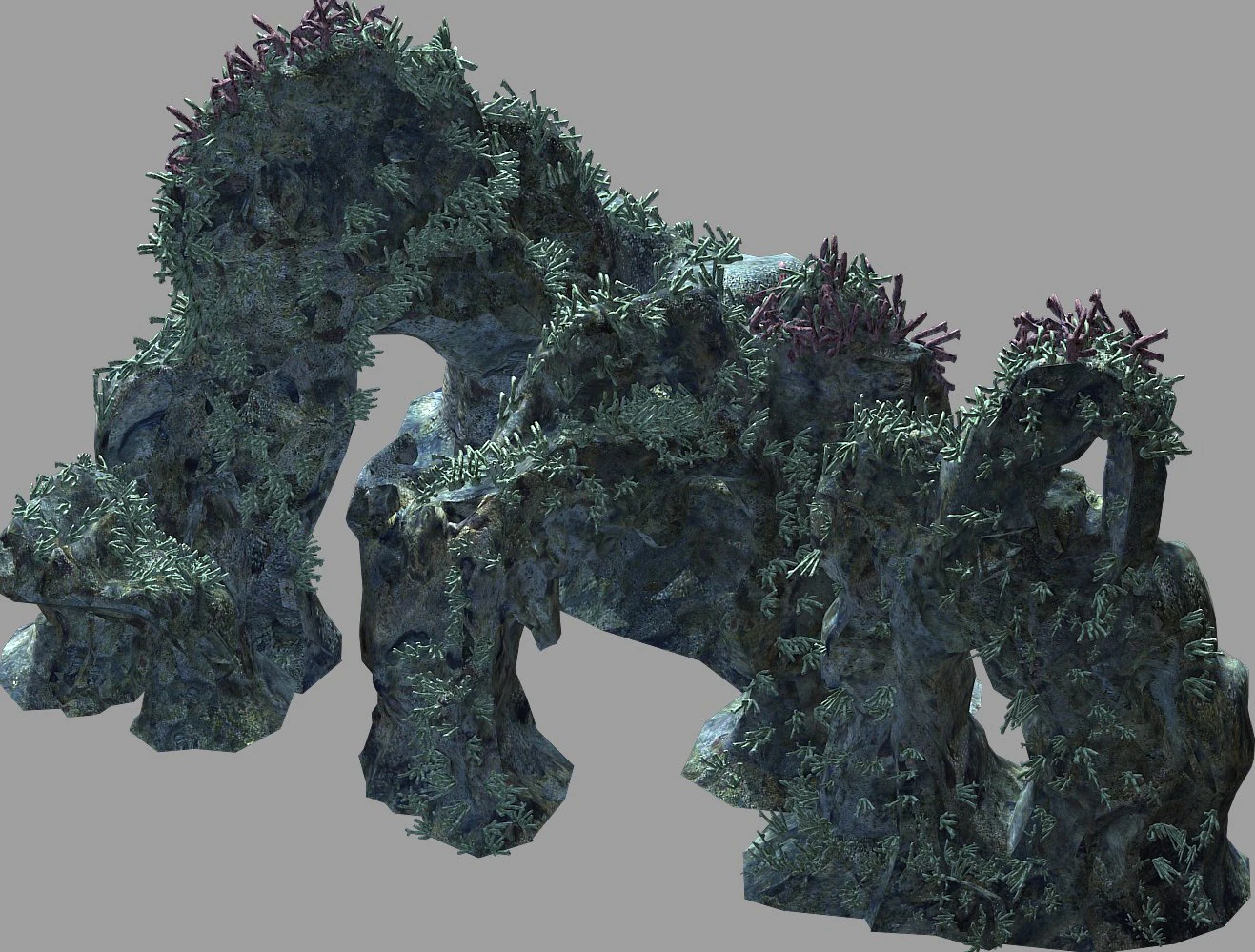 topography-seabed-coral 32 3D Model .c4d .max .obj .3ds .fbx .stl .blend 