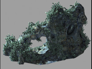 topography-sea floor-coral-mountain 3D 模型