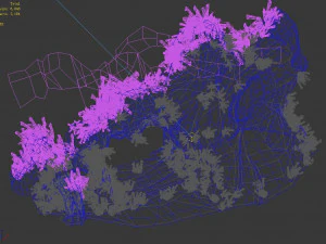 topography-sea floor-coral-mountain 3D Model