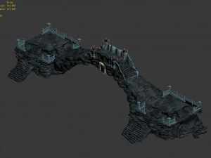 topography-seabed-stone bridge 65 3D Model