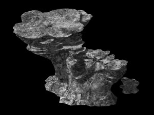 topography-seabed-rock mountain 32 3D Model