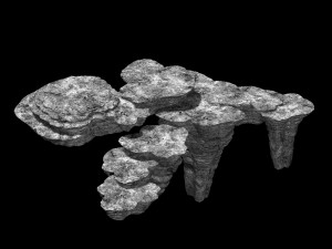 topography-sea floor-rock mountain-stone basin Modelo 3D