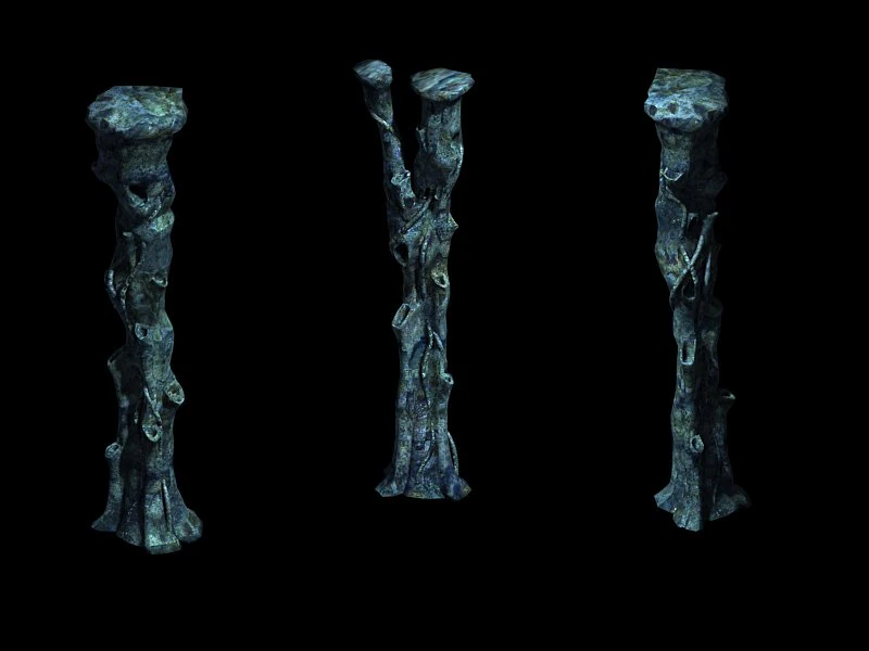 topography-seabed-pillar 75 3D Model .c4d .max .obj .3ds .fbx .stl .blend