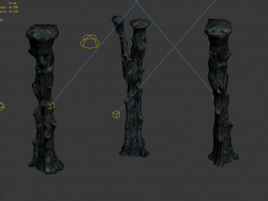 topography-seabed-pillar 75 Model 3D