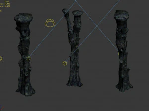 topography-seabed-pillar 75 3D Model