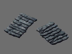 terrain-mountain-stone ladder 982 3D Model