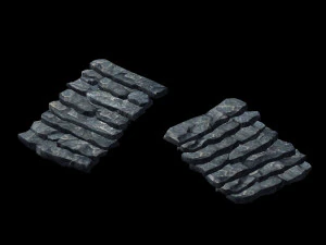 terrain-mountain-stone ladder 982 3D Model