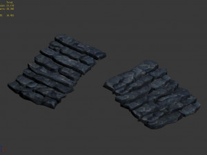 terrain-mountain-stone ladder 982 3D 모델