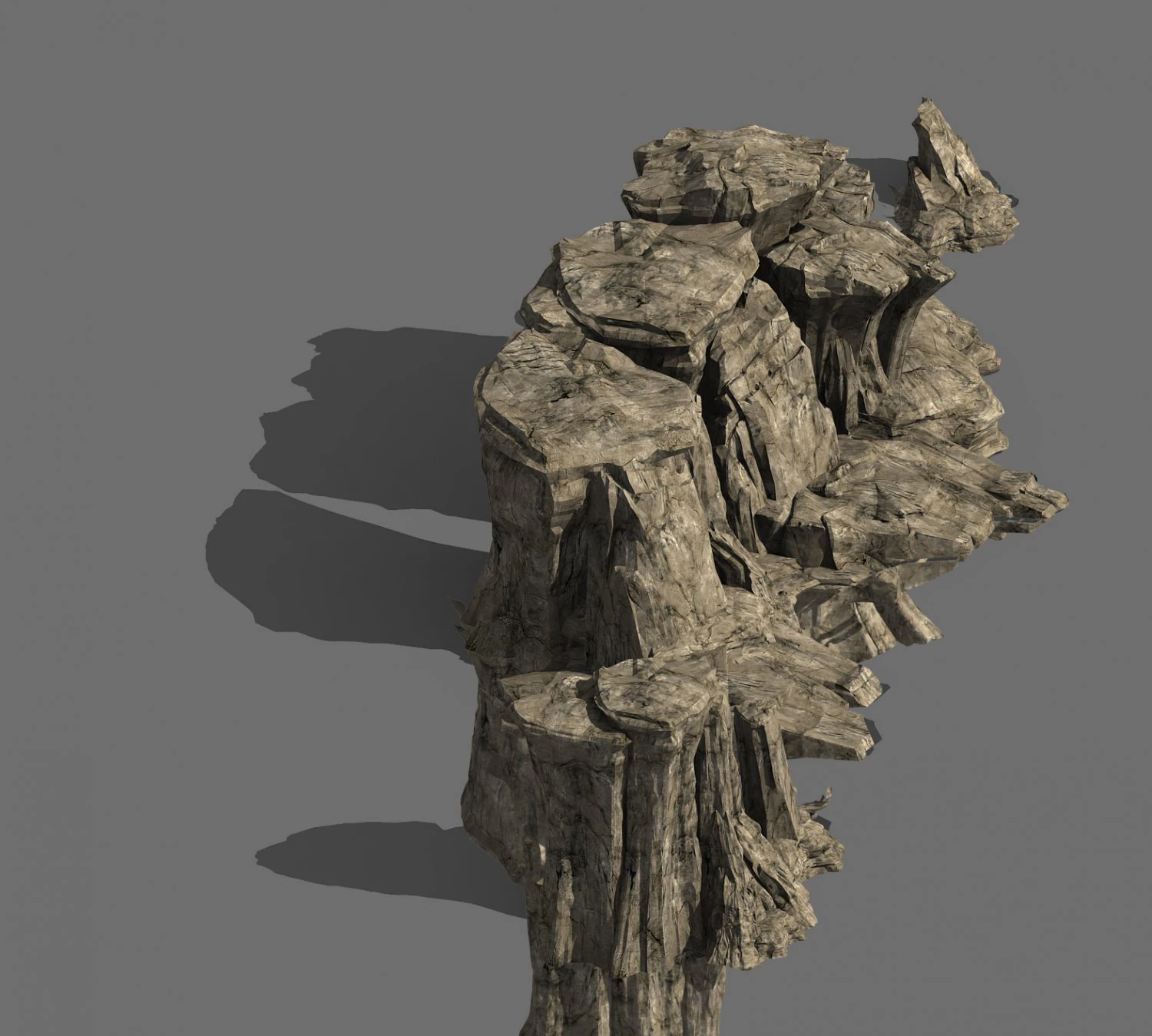 terrain-mountain-stone 74 3D Model .c4d .max .obj .3ds .fbx .stl .blend 