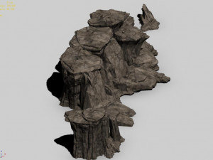 terrain-mountain-stone 74 Modelo 3D