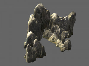 terrain-mountain-stone 83 Modelo 3D