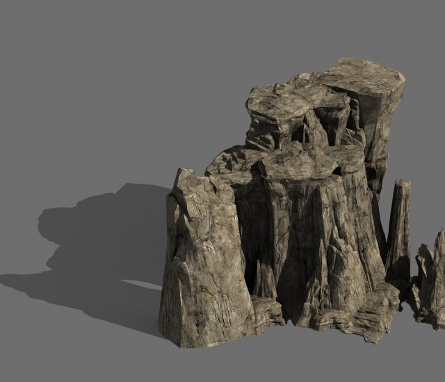 terrain-mountain-stone 85 Modelo 3D .c4d .max .obj .3ds .fbx .stl .blend 