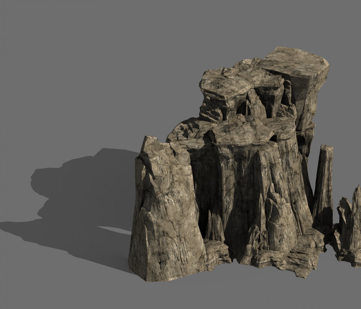 stone mountain 3d model