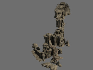 terrain-mountain-stone-stairs 32 3Dモデル