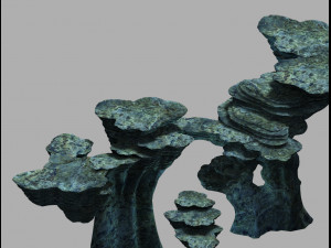 terrain-mountain-stone-stairs 37 3Dモデル