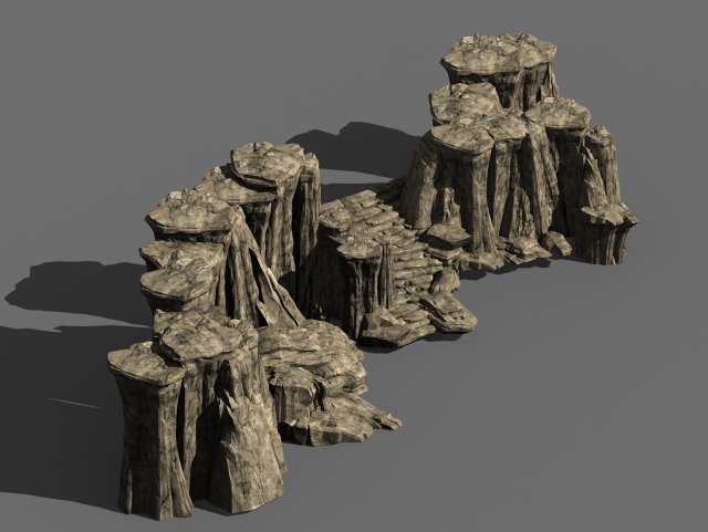 terrain-mountain-stone-stairs 326 Modelo 3D .c4d .max .obj .3ds .fbx .stl .blend 