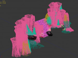 terrain-mountain-stone-stairs 326 Modelo 3D