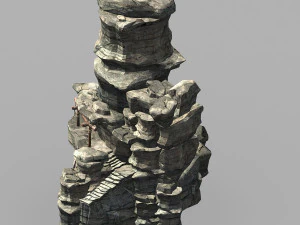 teren-g&oacute;ra-kamienna g&oacute;ra 071 Model 3D